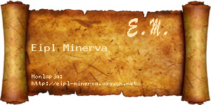 Eipl Minerva névjegykártya